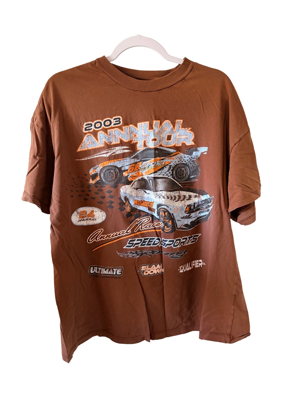 Oversized Printed Racing T-Shirt